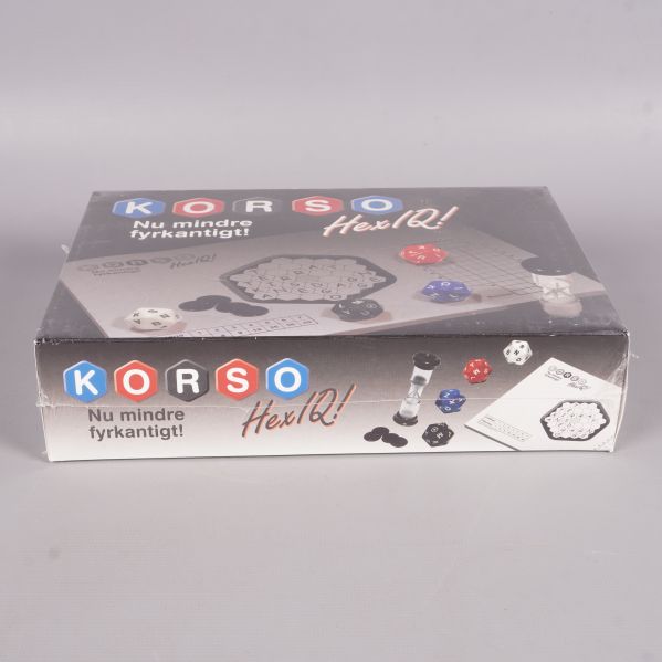 Korso HexIQ ask sedd snett ovanifrån visar komponenter