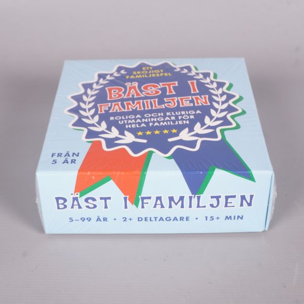 Bäst i familjen spelask sedd uppifrån med tydliga band