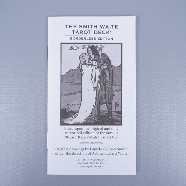 Framsida av guidehäfte till tarotkort Smith-Waite Tarot Deck