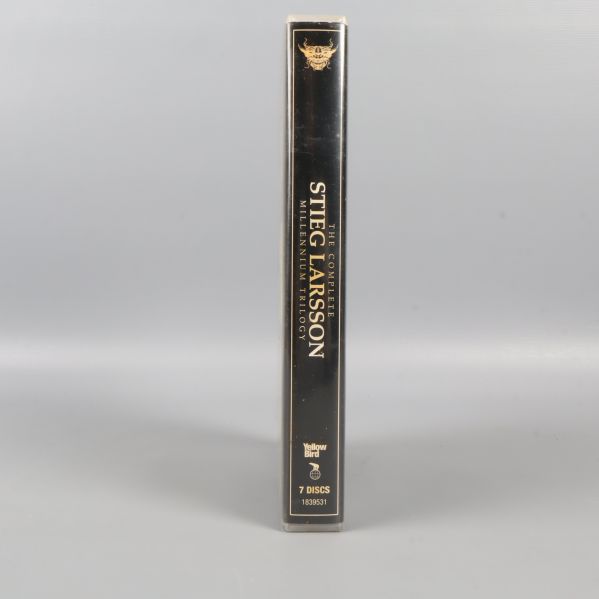 Ryggen på Millennium Trilogy DVD-box