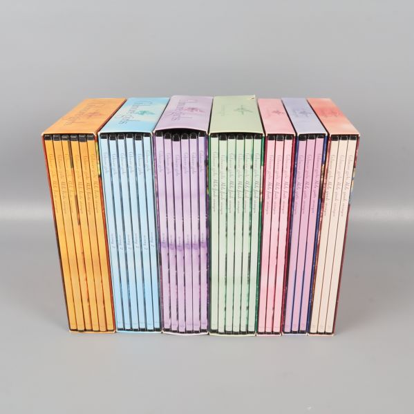 Sidorna på alla Gilmore Girls DVD-fodral i olika färger uppradade