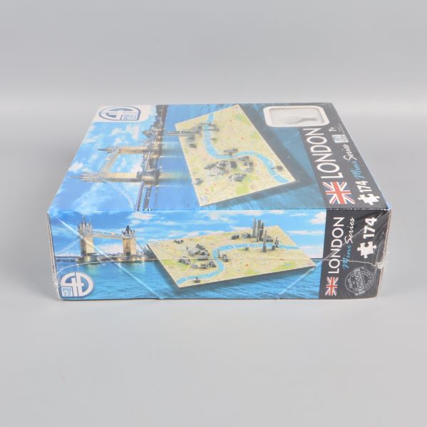 Annat sidoperspektiv av London-pusselboxen