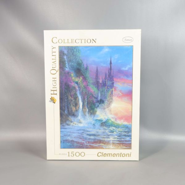 Framsida av Clementoni 1500-bitarspussel med färgstarkt motiv