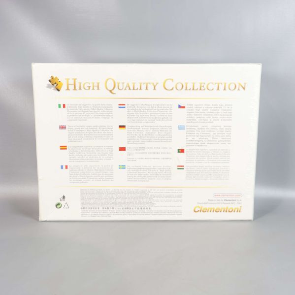 Baksida av Clementoni High Quality pussel med flera språk