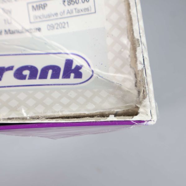 Skada i hörn på Frank pussel kartong