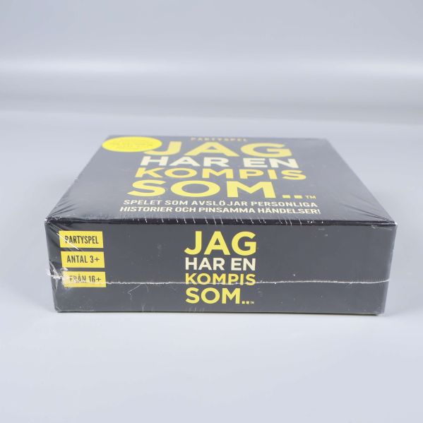 Spelbox med etikett för antal spelare och ålder