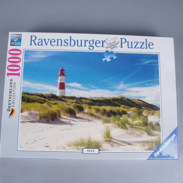 Framsidan av Ravensburger Deutschland Collection pussel med fyrmotiv