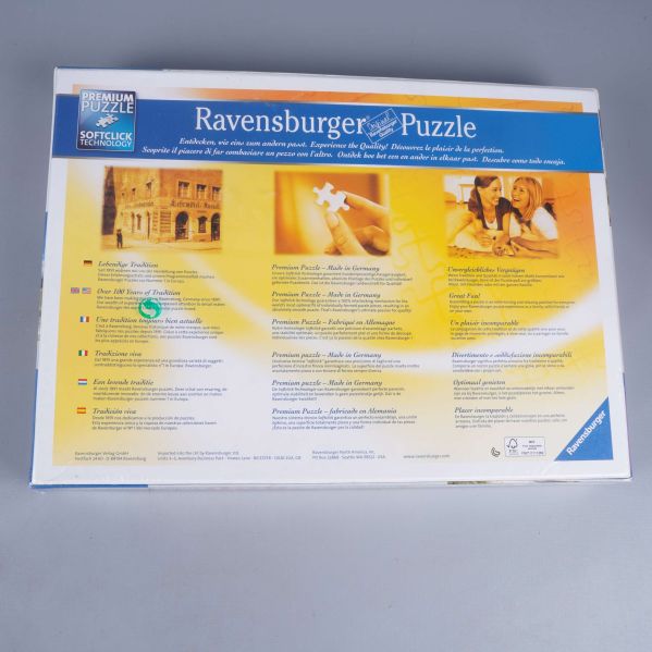 Baksidan av Ravensburger Deutschland Collection pussel med information