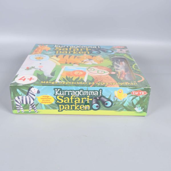 Sällskapsspelet Kurragömma i Safariparken sedd från sidan