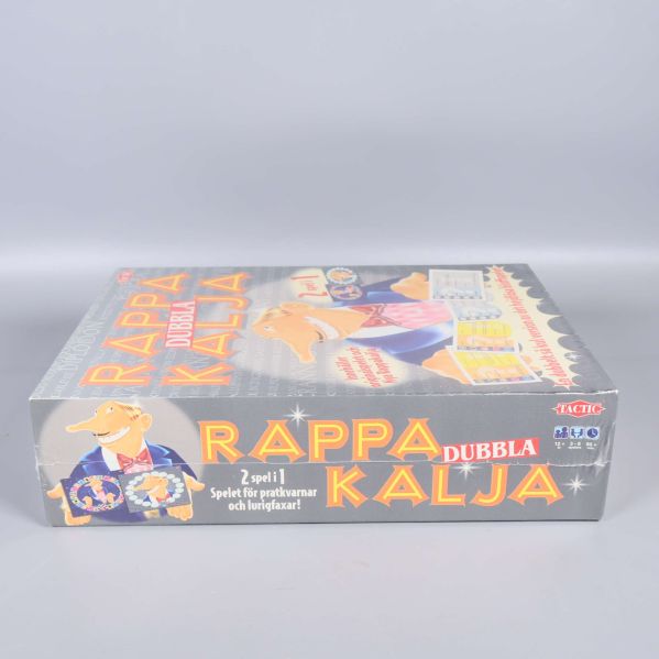 Sidlängd av Rappa Kalja Dubbel spelask med bild på karaktären