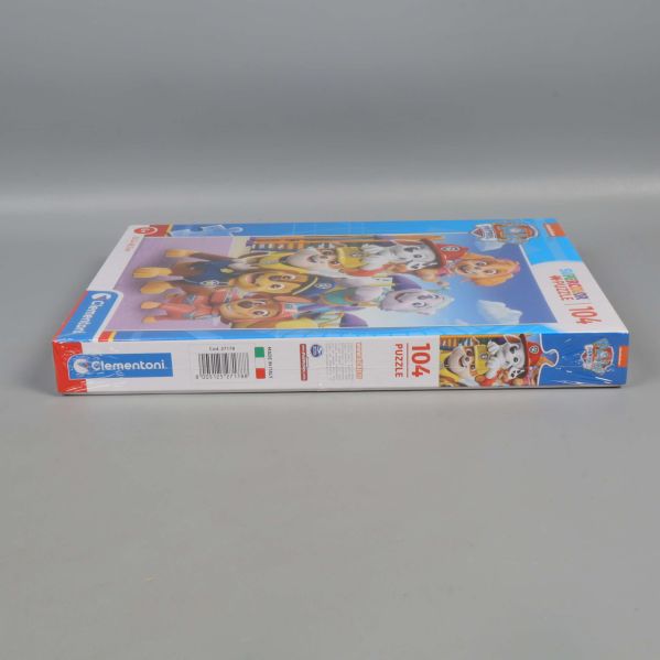 Paw Patrol pussel låda visad från andra sidan