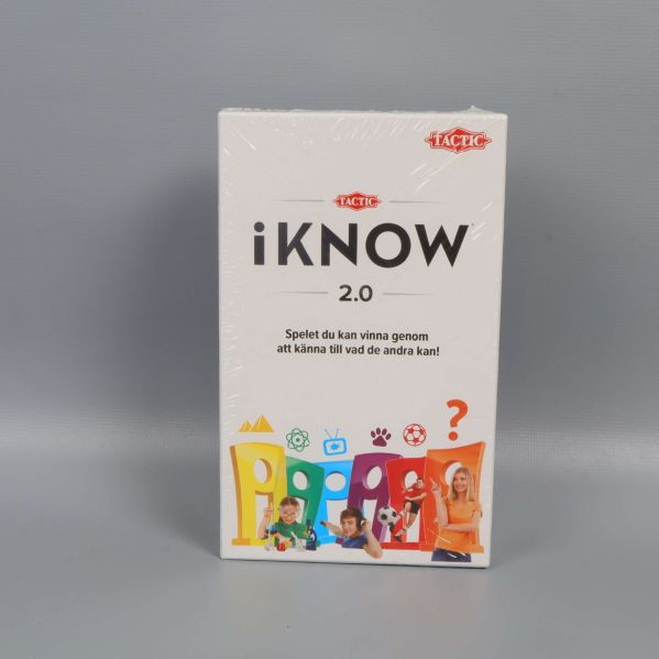 iKNOW 2.0 spelbox framsida med färgglada ikoner och text