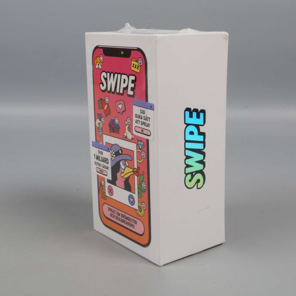 Swipe spel kartong visad från andra sidan