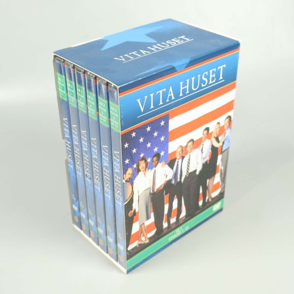 Vita huset säsong 2 DVD-box med sex fodral uppradade