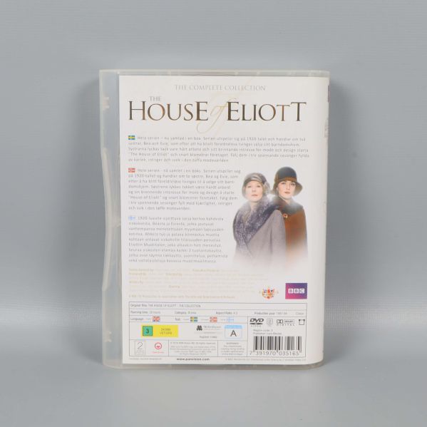 Baksida av dvd-boxen med beskrivning och bilder