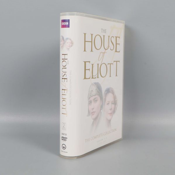 Sidovy av House of Eliott dvd-box med ryggetikett