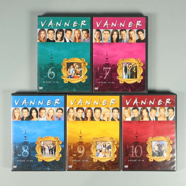 Fodral för Friends säsong 6 till 10 i olika färger