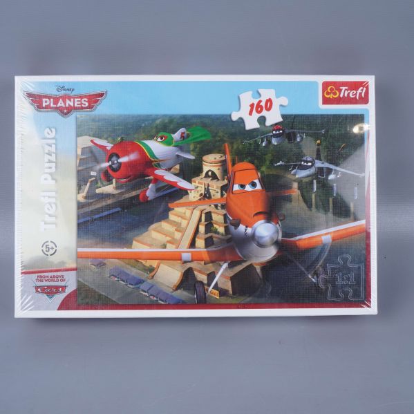Framsidan av Disney Planes pussel med 160 bitar