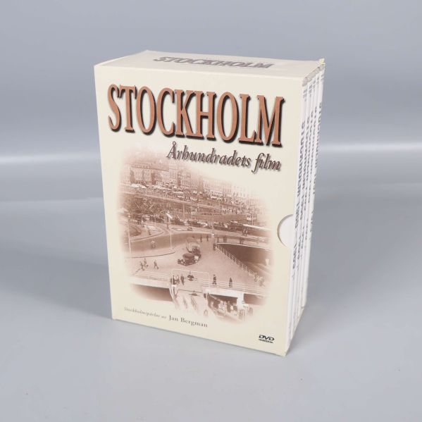 Framsida på DVD-boxen Stockholm århundradets film