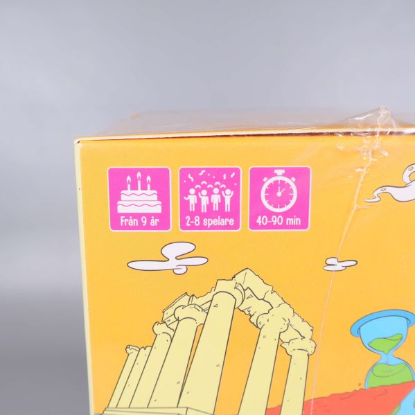 Detaljbild visar från 9 år och 2-8 spelare på Beat That