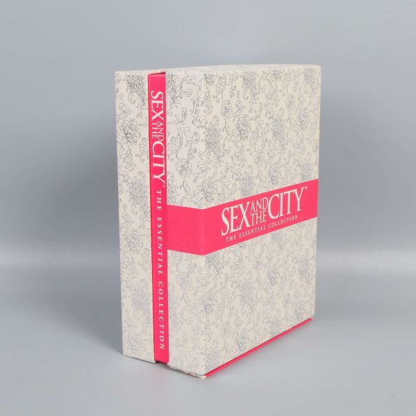 Sex and the City box öppnad från sidan