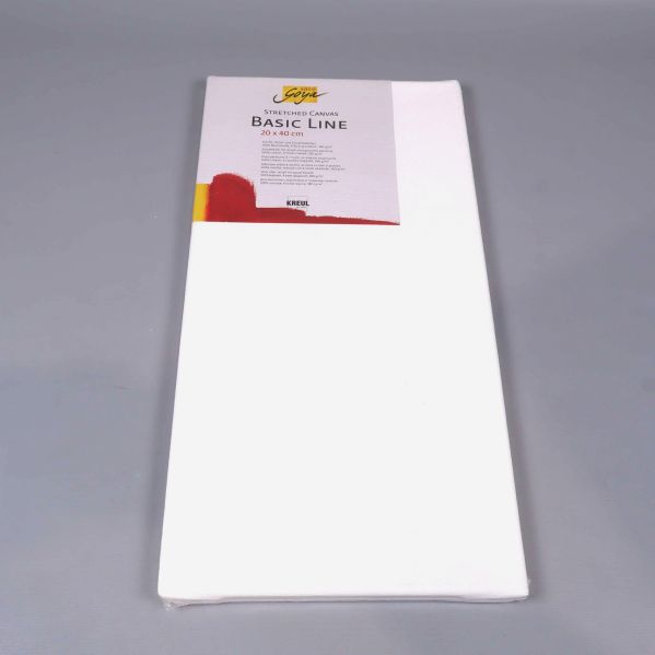 Canvasdukspaket med etikett 'Basic Line'