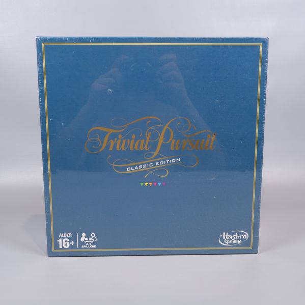 Framsida Trivial Pursuit Classic Edition i blå kartong