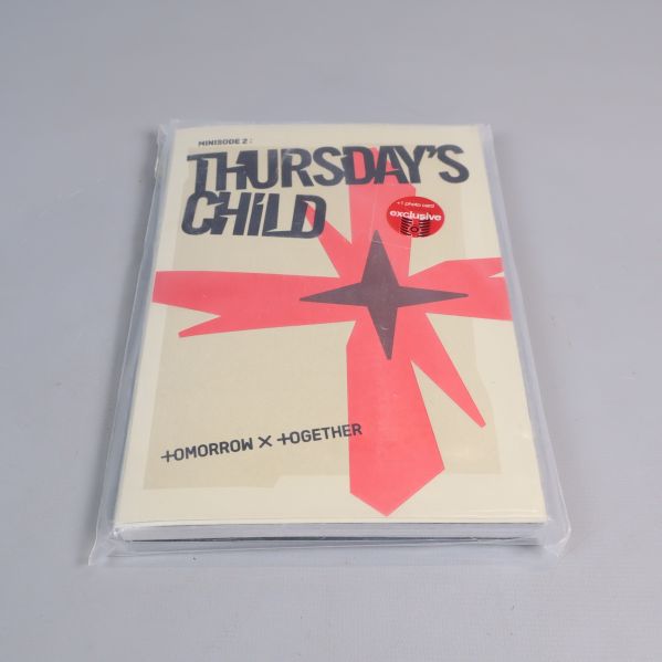 Album med stilren design och texten Thursday's Child på omslaget