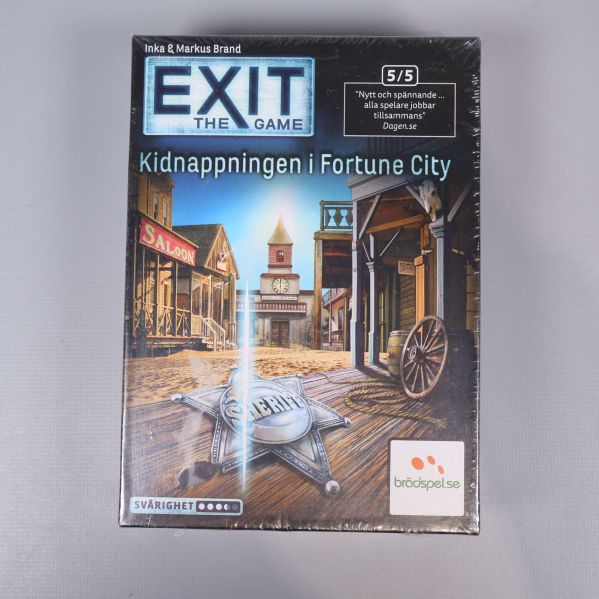 Framsidan av Exit the Game Kidnappningen i Fortune City