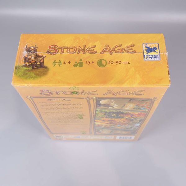 Ovansidan av Stone Age med ikon för 2-4 spelare