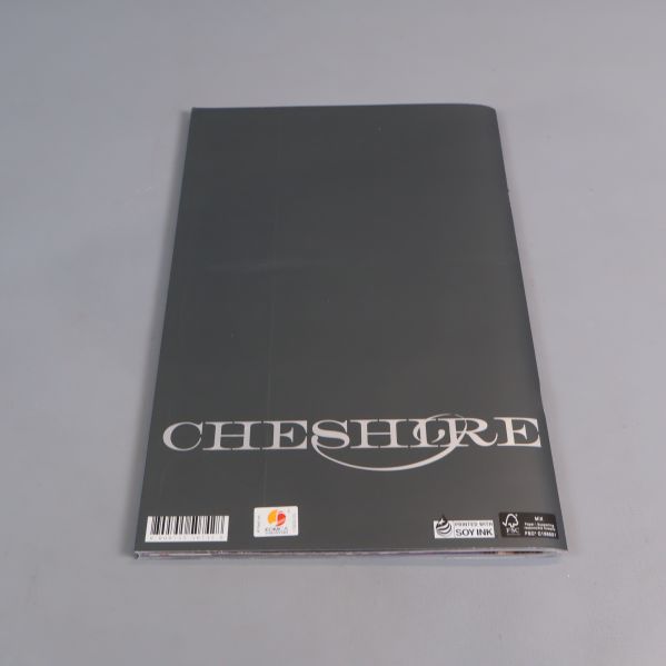 Baksidan av album med texten Cheshire