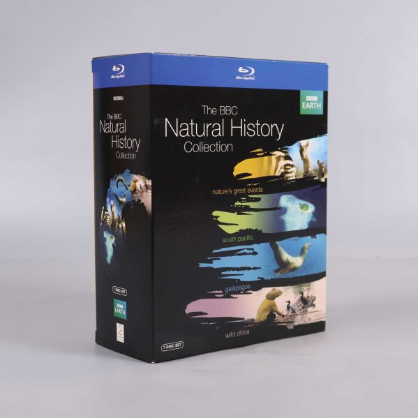 Framsidan på The BBC Natural History Collection box