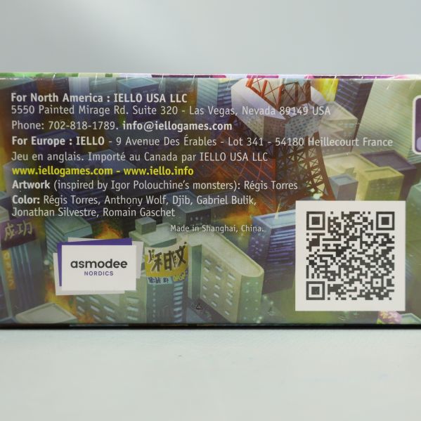 Detaljbild med text om distribution och artwork