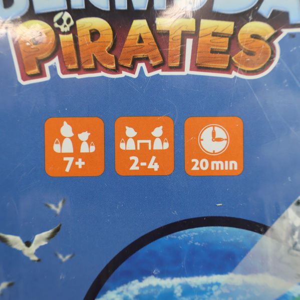 Närbild av Bermuda Pirates åldersrekommendation och spelarantal