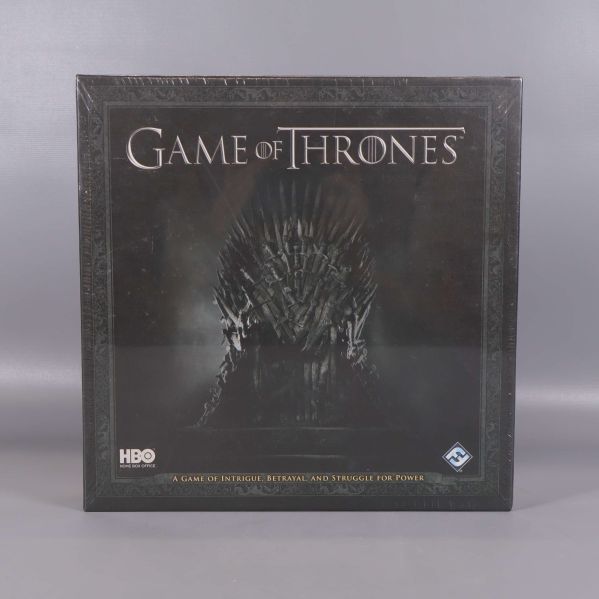 Game of Thrones brädspel front med järntronen