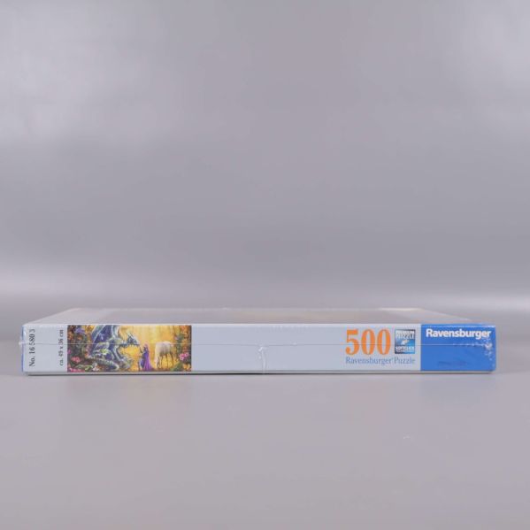 Spine på pusselkartong Ravensburger 500 bitar