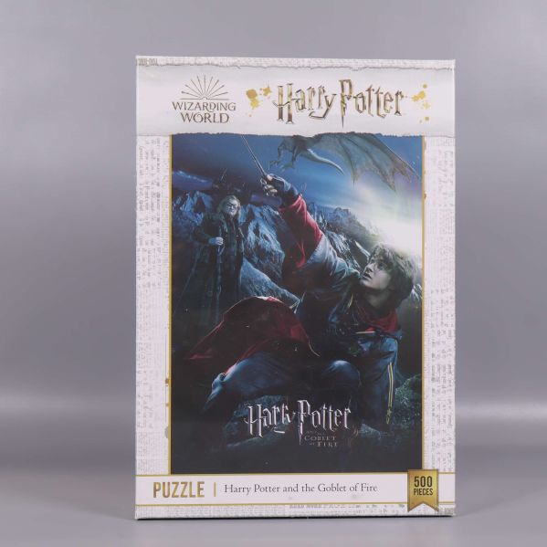 Framsidan av Harry Potter-pussel med motiv från Goblet of Fire
