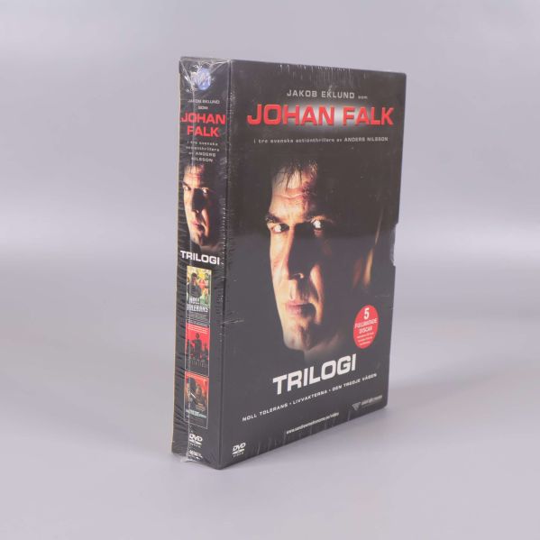 DVD-boxen Johan Falk trilogi i sned vinkel