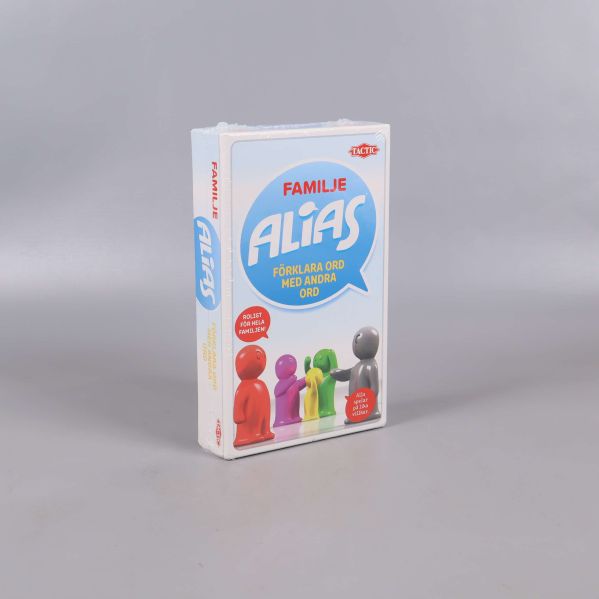 Familje Alias spelask från sned vinkel