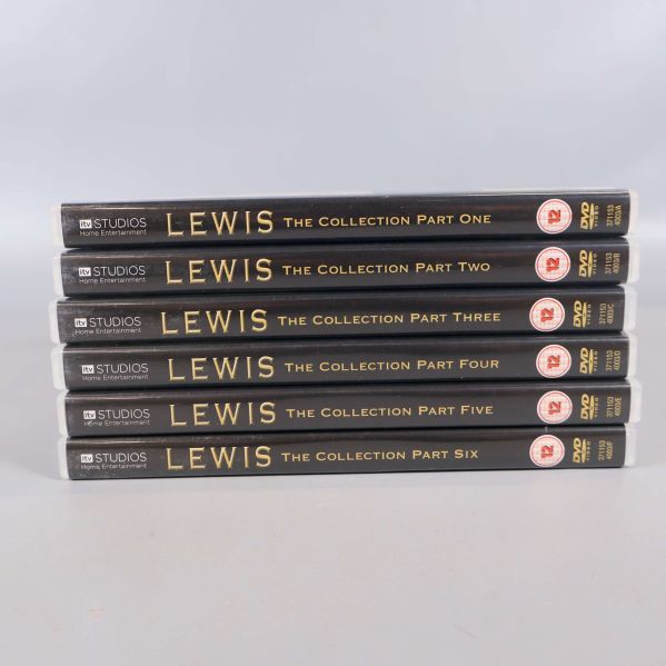 Ryggar på sex Lewis The Collection dvd-fodral uppradade