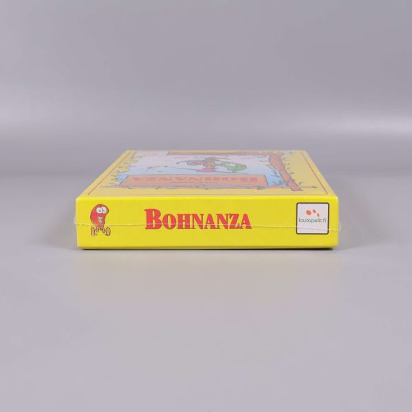 Undersidan av Bohnanza-spelbox med röd logotyp