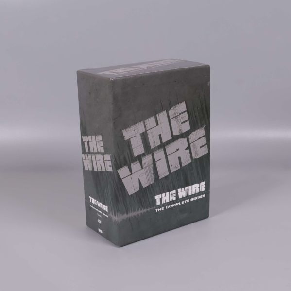 The Wire dvd-box sedd snett framifrån