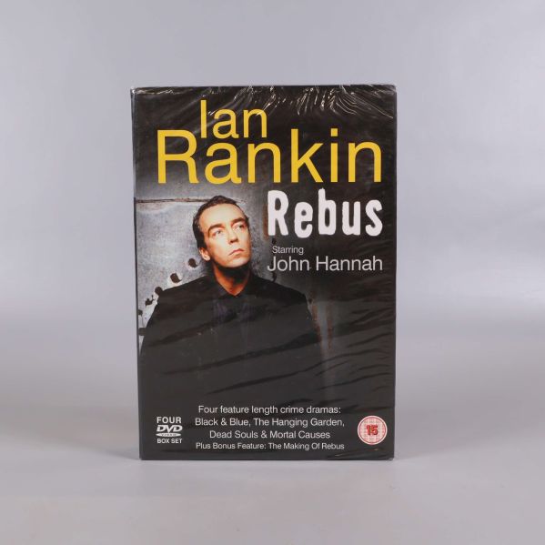 Framsidan av DVD-box med Ian Rankin Rebus