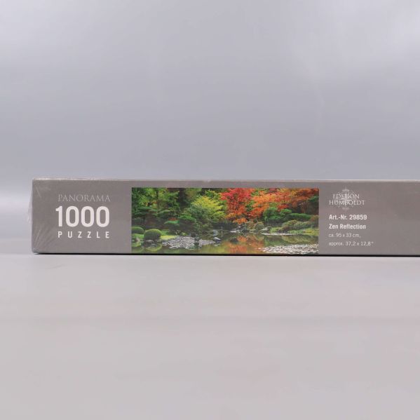 Närbild av framsidan med panorama pussel 1000 bitar