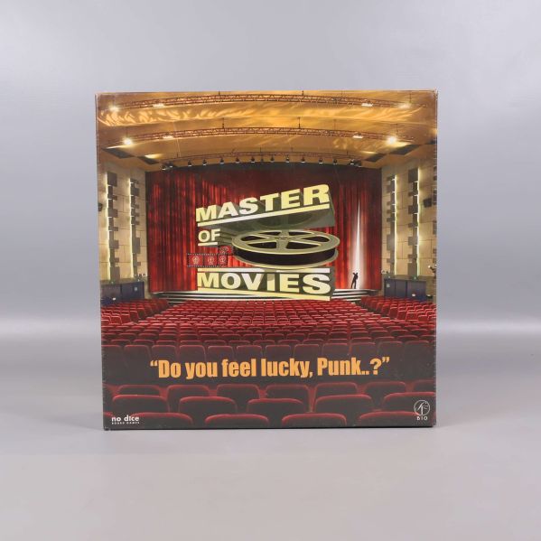 Framsidan av Master of Movies spelask med biosalong