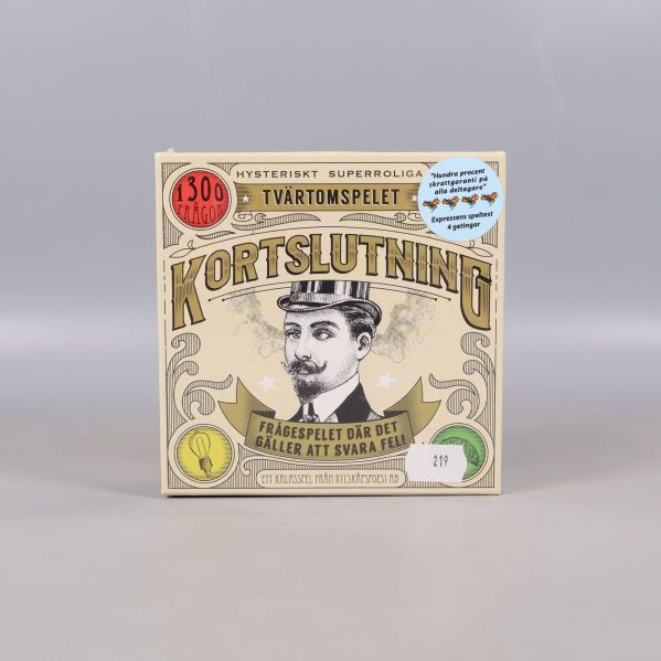 Frågespelet Kortslutning originalförpackning