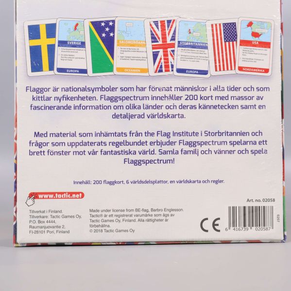 Detajerad info om flaggkort