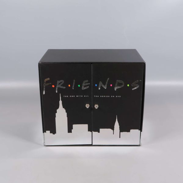 Elegant samlingsbox med Friends-tryck