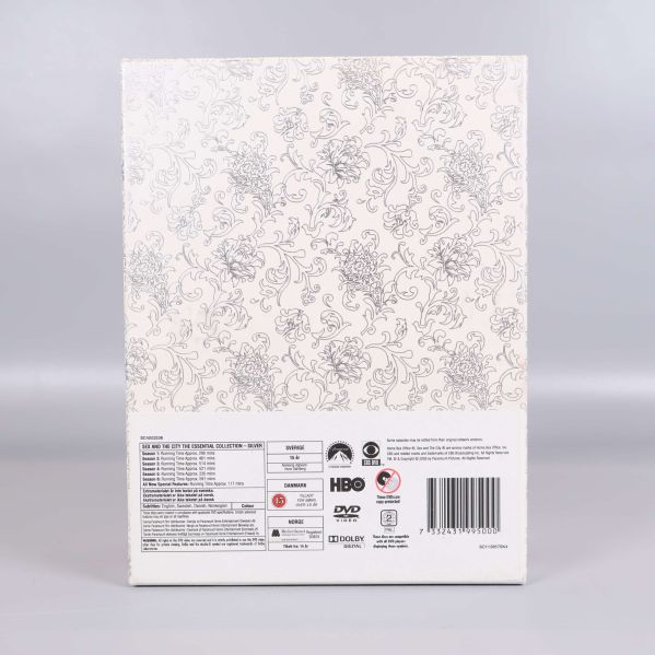 Baksidan av Sex and the City DVD-box 