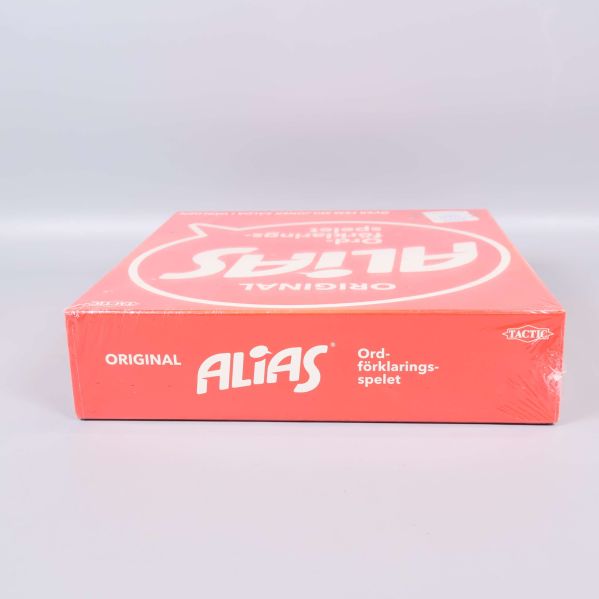 Alias original ordspel lådan fotad från sidan
